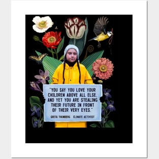 Greta Thunberg Posters and Art